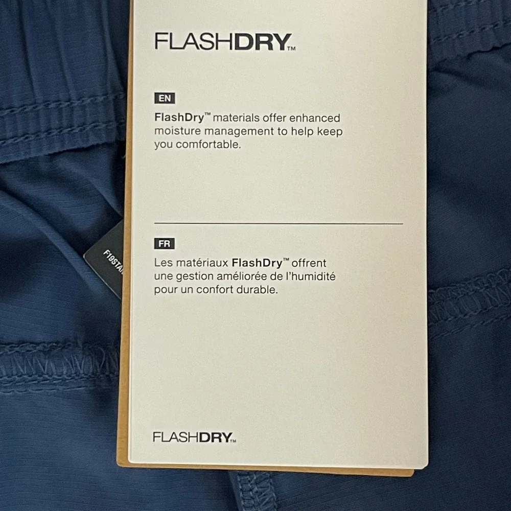 NEW The North Face Mens XXL FLASHDRY‎ Action Short 2.0 Shady Blue NF0A87TJ $45